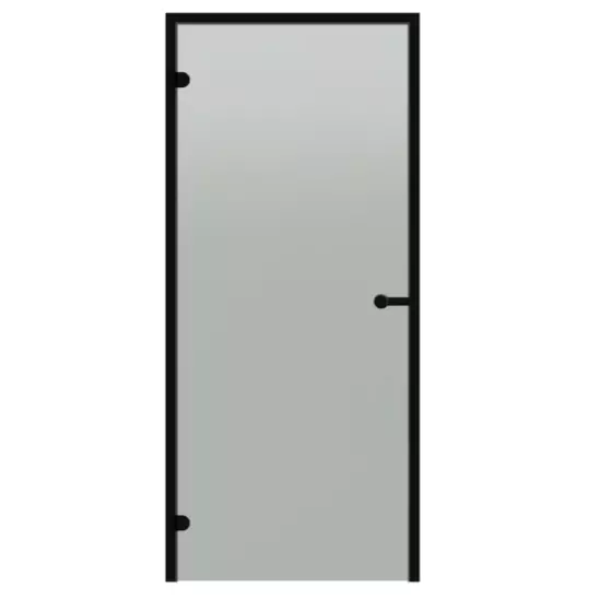 Harvia Saunanovi Black Line Satiini Lasi - Saunan Ovet - 6417659028448 - 1