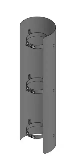 Jeremias Savuputken Suoja XL 1000mm Ø115 - Savuputket ja Tarvikkeet - 4066701980818 - 1