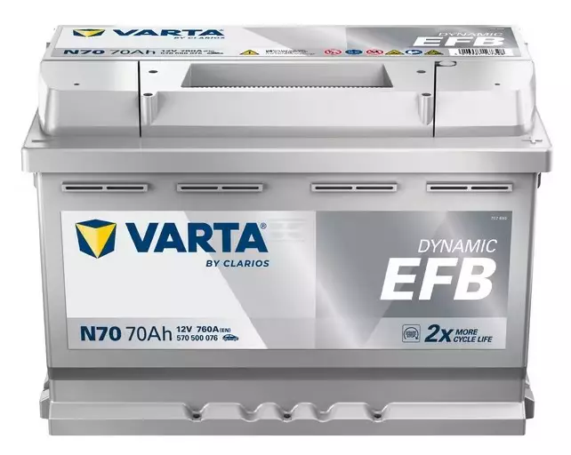 Käynnistysakku Varta 12V 70Ah 760A - Auton Akut ja Ajoneuvoakut - 4016987167328 - 1