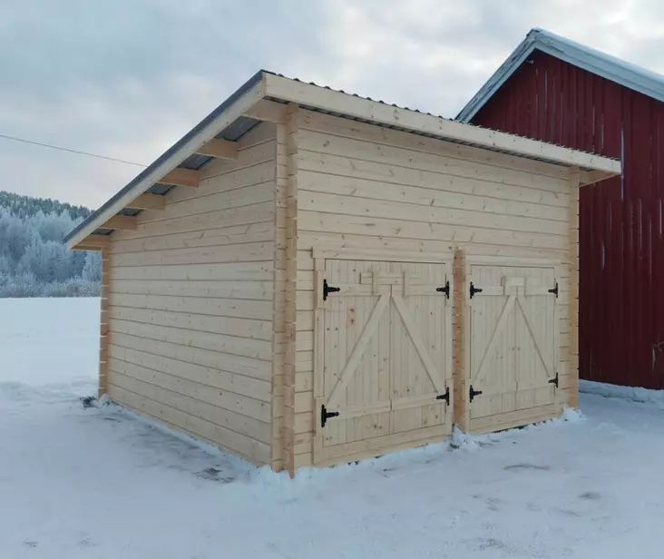 Pihavarasto P16 Hirsitalli 16m2 - Hirsiladot ja Pihaladot - 4100538 - 1