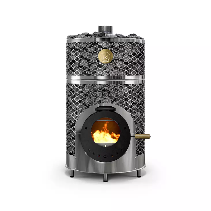 Vedeldad bastuugn Löyly-Iki med glaslucka - Vedaggregat - 6430041124528 - 1