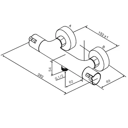 Damixa Core Suihkutermostaatti Eco-Klik - Suihkut ja Termostaatit - 5708516842309 - 2