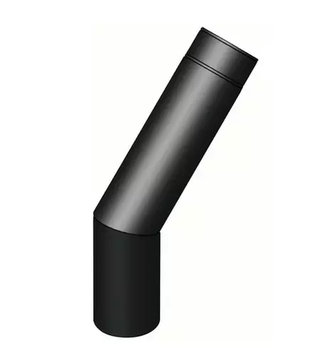 Jeremias Takkapiippu Mutka 45ast Pitkä - Savuputket ja Tarvikkeet - 5900856982879 - 1