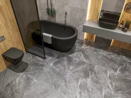 Lattialaatta Dark Rock, Musta, 60x60cm - Lattialaatat - 4823057164909 - 2