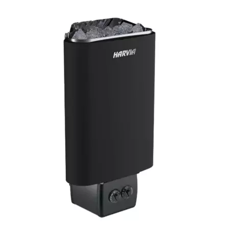 Sähkökiuas Harvia Delta D23 2,3 Kw Musta - Sähkökiukaat - 6417659032889 - 1