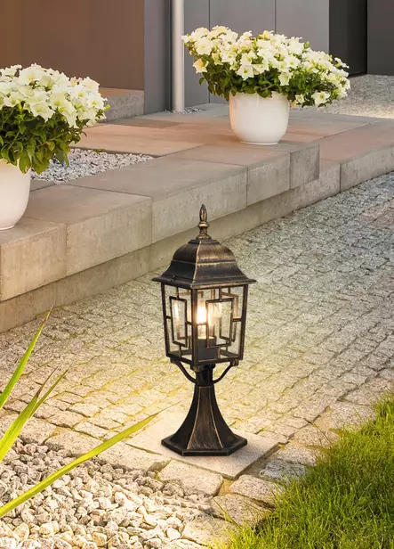 Volturno Pelarlampor 1-del 47 cm - Pollararmaturer, trädgårdsfacklor - 4017807543599 - 2