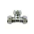Puserrus T-Liitin 12mm Kromi Opal - Kromatut Messinkiosat - 6413820153759 - 12