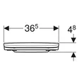 WC-Sits Ido Glow Svart - WC-stolar och -lock - 6416129373989 - 4