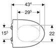 WC-Sits Ido Glow Svart - WC-stolar och -lock - 6416129373989 - 2
