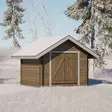 Hirsilato S6 Umpiseinä Hirsitalli 6m2 - Hirsiladot ja Pihaladot - 4100529 - 3