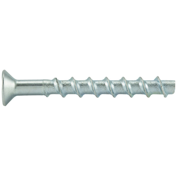 Betongskruv Zn 6x80/45/40/25mm Försänkt - Specialfästen och Specialskruvar - 4260116916619 - 1