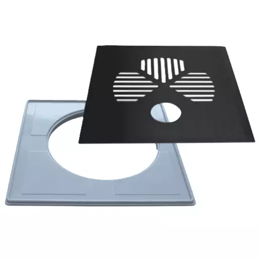 Golvrensbrunnslock Offset Monteringsram - Golvbrunns lock - 6430042836659 - 1