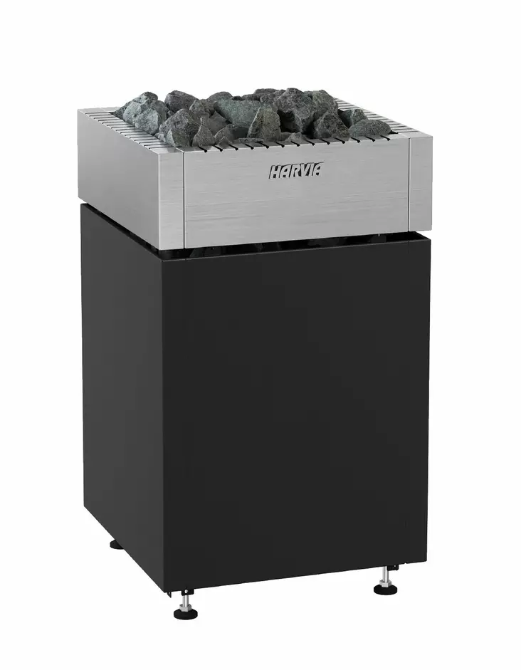 Harvia Qube Sähkökiuas 9 kW, Musta - Sähkökiukaat - 6417659043489 - 1