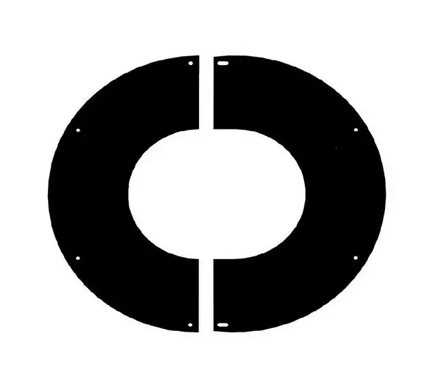 Jeremias Eco Läpivientikaulus 0-15° - Savuputket ja Tarvikkeet - 18205039 - 1