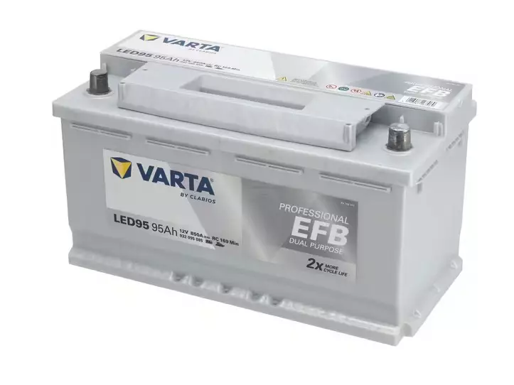 Käynnistysakku Varta 12V 95Ah 850A - Auton Akut ja Ajoneuvoakut - 4016987167069 - 1
