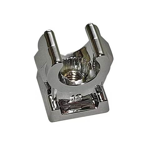Rörklämma Öppet Krom 1-RÖR 12mm/4st - Stöd - 6413820228129 - 1