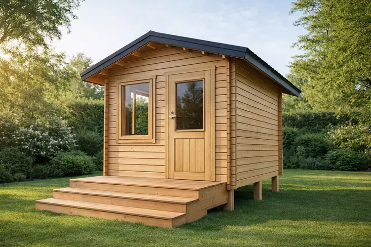Vierasmaja 10m2, Pihamökki, Piha-Aitta - Muut Piharakennukset - 6424110256579 - 1