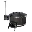 Pw-Spa Badtunna Trappa Obehandlad - Badtunnor och Utomhusspabad - PLS613A - 2