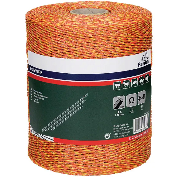 Stängselband Farma 1000m 3x0,15m - Stängseltråd - 704012FA - 1