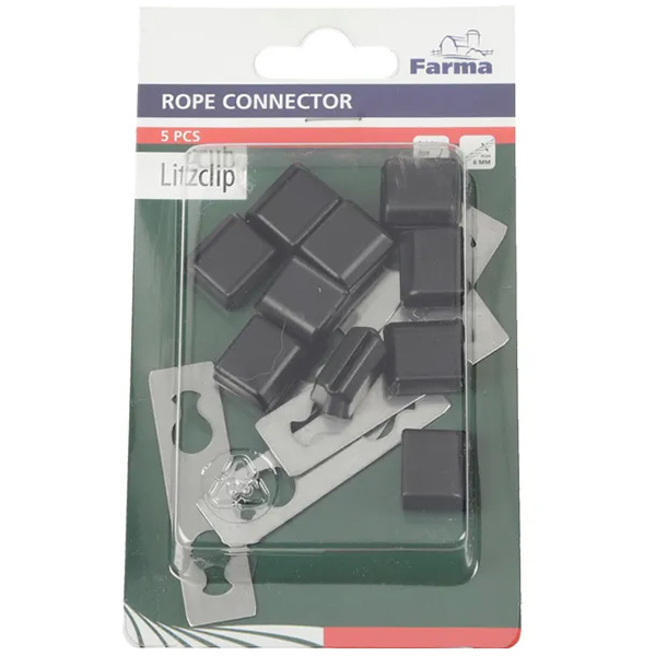 Köysiliitin Farma 6mm Köydelle 5kpl - Liittimet - 702025FA - 1