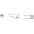 Noukkimen Piikki 160x74x5,5mm Krone - Paalainten ja Noukinvaunujen Osat - 009380403N - 2
