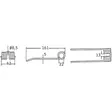 Noukkimen Piikki 161x62x5mm Strautmann - Paalainten ja Noukinvaunujen Osat - 87010630N - 2