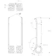 Noukkimen Piikki 192x67x52mm Mchale - Mchale Reservdelar - CTN00008N - 2