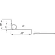 Efterharvspinne 9mm - Harv Delar - 400530GP - 2