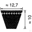 Kiilahihna Super XE-Power - Maatalouskoneiden Varaosat - XPA882XEP - 2