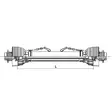 Nivelakseli Gopart 40 1010mm - Kardanaxlar, kopplingsfria - PTO40T1010GP - 2