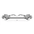 Nivelakseli Gopart 40 1 3/8" 1210mm - Vapaakytkin Nivelakselit - PTO40Y21T1210ORCGP - 4
