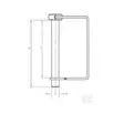 Ringsprint För Fyrkantsrör 8x64mm Gopart - Ringsprintar, vantskruvar - LPS864GP - 2
