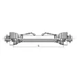 Kraftöverföringsaxel 1010 mm - Kardanaxlar, frikoppling - PTO50Y21T1010GP - 4