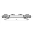 Kraftöverföringsaxel 560 mm - Kardanaxlar, frikoppling - PTO10Y21T560GP - 5