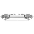 Kraftöverföringsaxel 1010 mm - Kardanaxlar, frikoppling - PTO10Y21T1010GP - 4