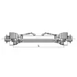Nivelakseli Gopart 60 1 3/8" 1010mm - Vapaakytkin Nivelakselit - PTO60Y21T1010ORCGP - 5