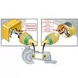 Nivelakseli Gopart 60 1 3/8" 1010mm - Vapaakytkin Nivelakselit - PTO60Y21T1010ORCGP - 4