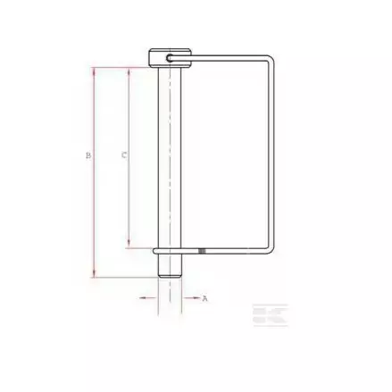 Sokka Neliöputkelle 4,5x38mm - Rengassokat, Vanttiruuvit - LPS4538KR - 2