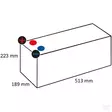 Akku 12V 140Ah 760A Kramp - Akut ja Akkulaturit - 640036076KR - 2