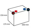 Batteri 12V 105Ah 750A Kramp - Batterier och laddare - 605027075KR - 2