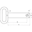 Hinaustappi HD 32x183mm - Vetolaitteen Osat - Z532183HKR - 2