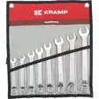 Kiintolenkkiavainsarja, Kramp, 10-19 mm - Hylsor, ringnycklar - 1802020408KR - 1