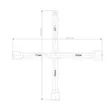 Ristikkoavain Kramp 17x19x22x1/2" - Hylsyt, Räikät ja Lenkkiavaimet - 1806180602KR - 3