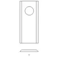 Terälappu 3x40x96mm Ø19mm 25Kpl - Puimureiden Varaosat - KV96KR - 3