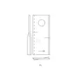 Rotorkniv vänster 106x48x4 mm hål Ø 19 mm Passande Fella 25-pack - Reservdelar till Jordbruksmaskiner-Arbetsmaskiner - 122329KR - 2