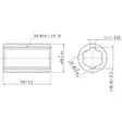Ura-Holkki 1 3/4"-6 100mm - Reservdelar för kardanaxlar - 6740121KR - 3