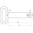 Hinaustappi 30 x 183 mm - Maatalouskoneiden Varaosat - Z530182KR - 2