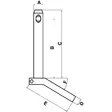 Työntövarren Tappi 25x130mm - Vetolaitteen Osat - Z525130KR - 2