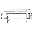 Topstångsbult 25,4x109 mm - Reservdelar Betes-/Slåttermaskiner - Z325110HKR - 2