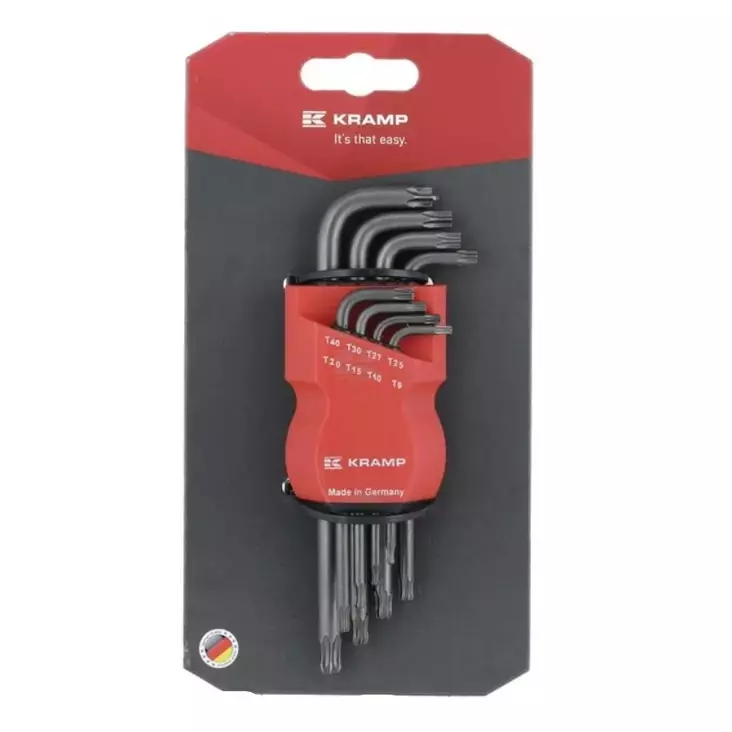 Nyckelsats Torx® TX 9-40, 8 delar - Hylsor, ringnycklar - 1809015010KR - 1